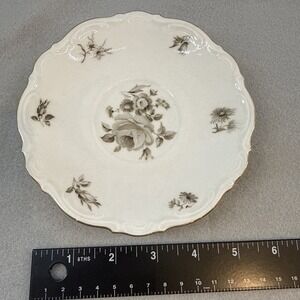 Vintage Mitterteich Bavaria Charming Barbara Salad Plate 7", Gold Trim